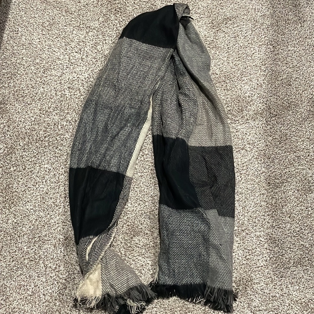 Plaid Blanket scarf